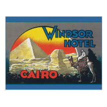 Cairo Egypt Vintage Travel Postcard