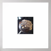 Cake Pop with Chocolate and Nuts Poster