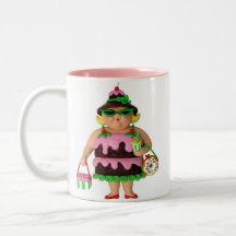 Cake Woman Mugs