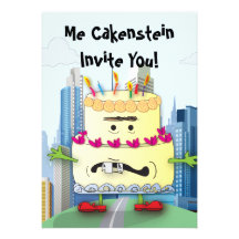 Cakenstein! Invitations