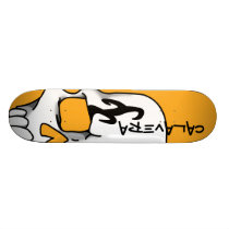 Calavera (Amber) Skateboard Deck skateboards