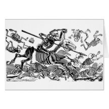"Calavera of Don Quixote" circa early 1900's Cards