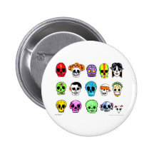 Calaveritas Button