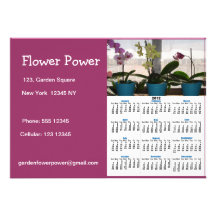 Calendar 2012 business card invite