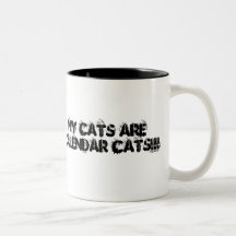Calendar Cats!! Coffee Mugs