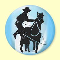 Calf Roper 302 magnets