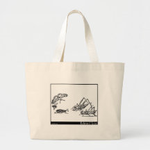 Calico Drum Tote Bag