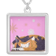 Calico Nap Necklace