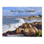 California Coast in Pacific Grove Postcard