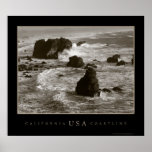 California Coastline Poster