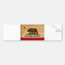 California Flag Bumper Sticker