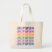 CALIFORNIA large tote Tote Bag