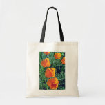 California Poppies Closeup flowers Bags