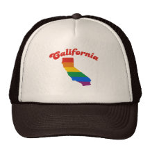 CALIFORNIA PRIDE TRUCKER HATS