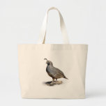 CALIFORNIA QUAIL CANVAS BAGS