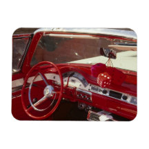 California:  Santa Ynez Valley, Solvang, 1957 Vinyl Magnet