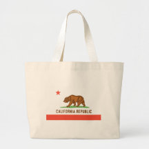 California State Flag Canvas Bag