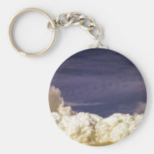 California Station Fire Clouds_ Keychain
