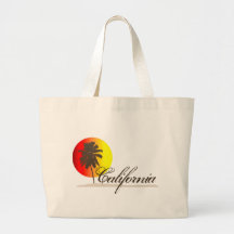 California Sunset Canvas Bag