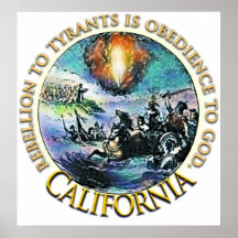 California Tea Party Posters