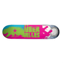 California Uber Alles neon template skateboards