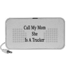 Call My Mum She Is A Trucker Mini Speaker