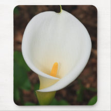 Calla lily mousepad