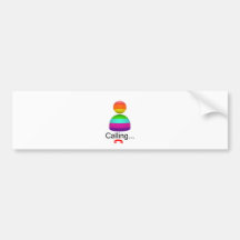 calling bumper stickers