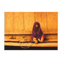 CALLING in SICK Canvas Print