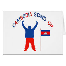 Cambodia Stand up Cards