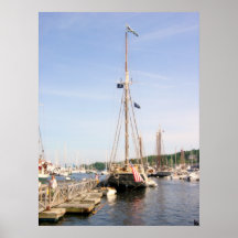 Camden Maine Harbour Poster