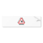 Camel Sign in Israel bumper stickers