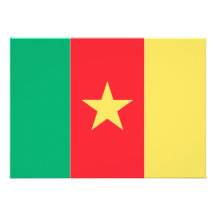 Cameroon Flag Personalized Invitations