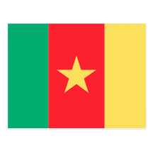Cameroon Flag Postcard