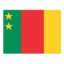 Cameroon Old Flag Postcard