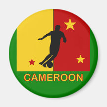 Cameroon World Soccer 2010 Magnet