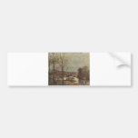 Camille Pissarro  Washing Pointoise 1872 Oil River Bumper Sticker