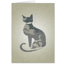 Camo Cat Folding Card 2
