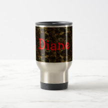 Camo Lover Petal Design Coffee Mugs
