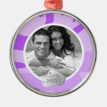 Camo Pattern and Dog Tags Ornaments