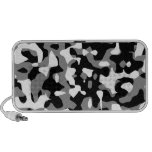 Camouflage Camo Pattern (Grey) iPhone Speakers