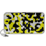 Camouflage Camo Pattern (Yellow) Travel Speakers