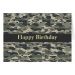 Camouflage Greeting Card