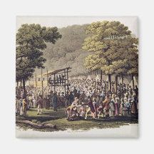 Camp Meeting of the Methodists in North Refrigerator Magnets