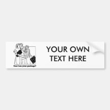 Can I see your package Bumper Sticker