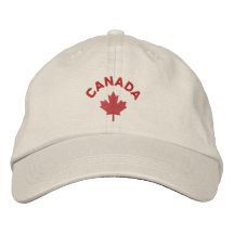 Canada Cap - Red Maple Leaf Hat Embroidered Hats