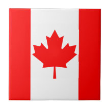Canada Flag Ceramic Tile