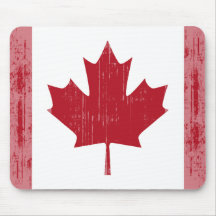 CANADA FLAG FADED MOUSEPAD