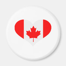 Canada flag fridge magnet