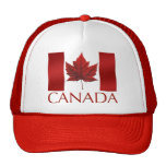 Canada Flag Trucker Hat Canada Souvenir Cap